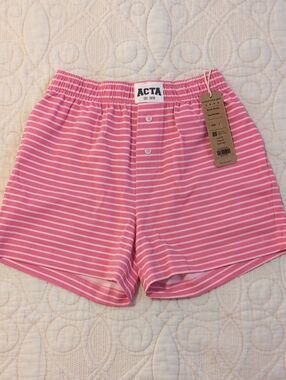 ACTA Pink Stripe Boxer Short X Ken Cradic